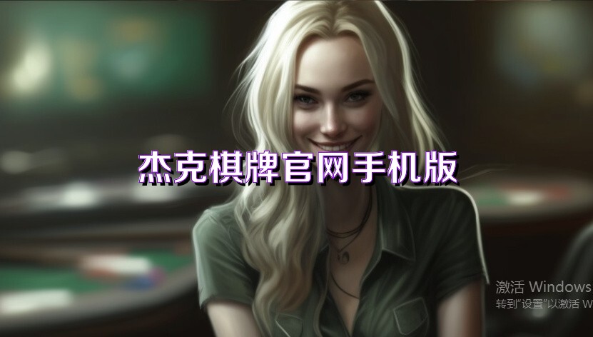 杰克棋牌官网手机版